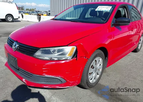 2012 Volkswagen Jetta 2.0L S from USA, damaged, VIN 3VW2K7AJ0CM380054